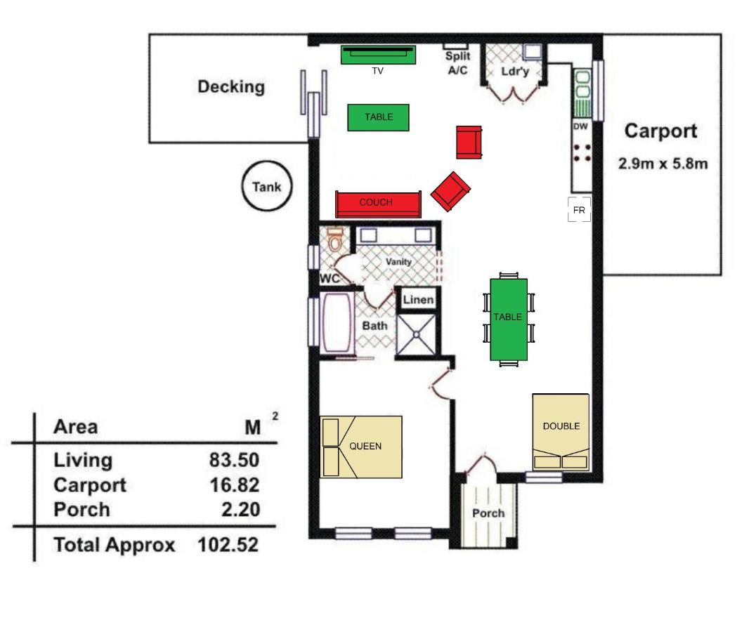 Mclaren Vale Studio Apartments Luaran gambar